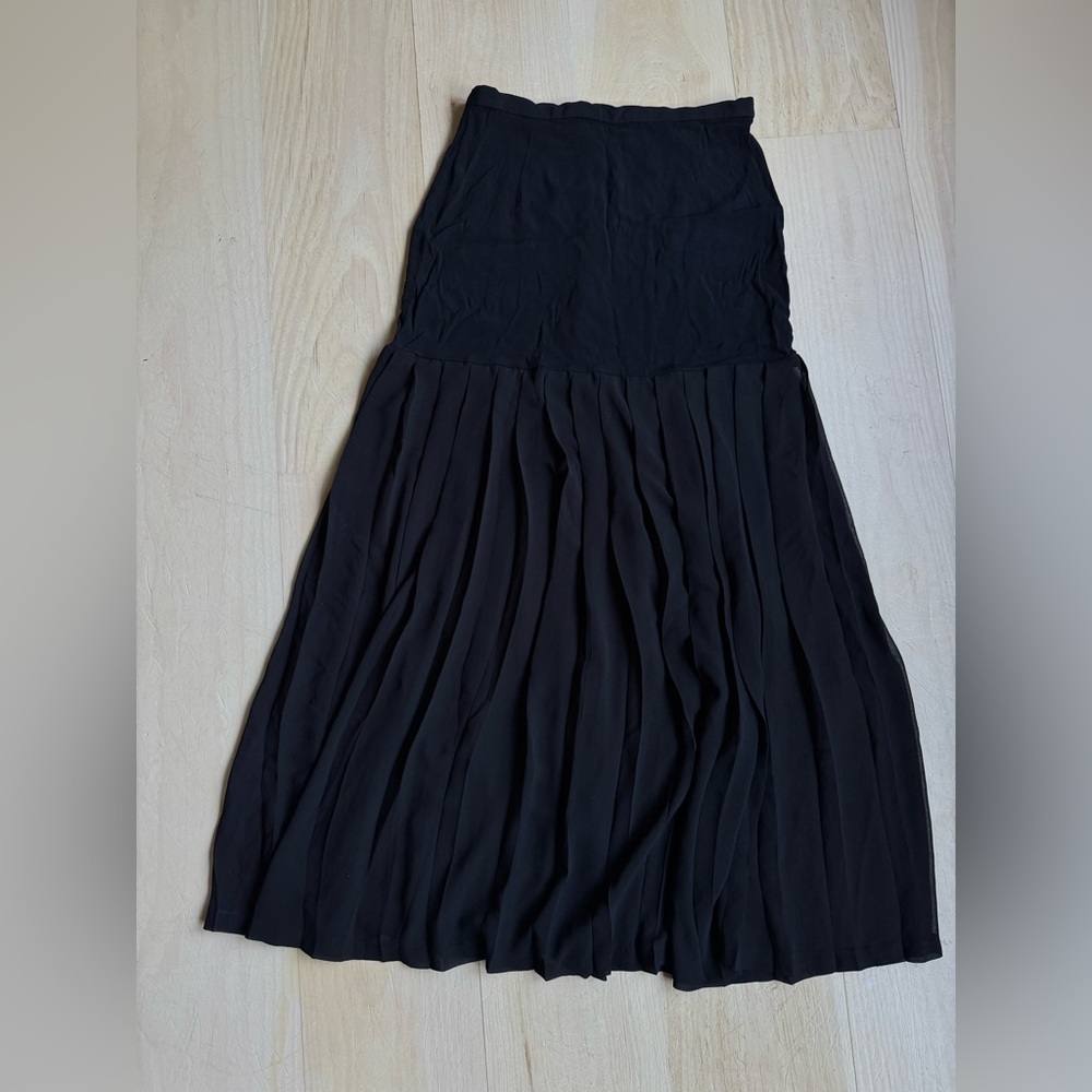 Sandro Paris Maxi Pleated Skirt